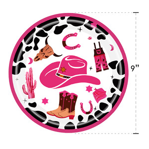 Nuovo Set di Stoviglie Usa e Getta Stile Western Cowgirl <span class=keywords><strong>2026</strong></span>, Decorazione Rustica Chic per Feste di Compleanno e San Valentino per Ragazze - Product Image 1