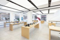 Comptoir d'exposition pour téléphones mobiles, vitrine pour magasin d'électronique, mobilier de magasin