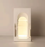 Lampe de nuit aromatique moderne et contemporaine en gypse, design intégré, pour salon, diffuseur de parfum, couleur et logo personnalisables