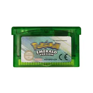 EUR Version Pokemoned Video Games Cartridge for GBA SP GBM DS Lite Game Card