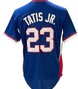 Maglia da Baseball WBC 2026: Uniforme Ricamata Juan Soto 22, Tatis Jr 23, Manny Machado 3 - Vendita all'Ingrosso - Product Image 2