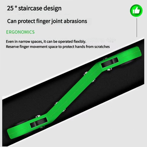 High Quality Reversible Universal <strong>Ratchet</strong> Double Ring <strong>Spanners</strong> Offset Ratcheting Wrench <strong>Set</strong> in Green and Black for Repairing - Product Image 4