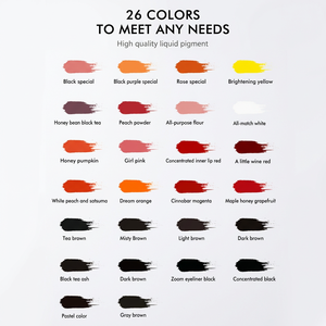 <span class=keywords><strong>Encre</strong></span> pigmentée pour <span class=keywords><strong>tatouage</strong></span> des sourcils et des lèvres ODM, pigment organique non toxique, végétalien, maquillage semi-permanent, pigments PMU, 15 ml - Product Image 2