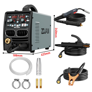 เครื่องเชื่อมมัลติฟังก์ชั่นแบบพกพา ZOJAN IGBT 5-in-1 รุ่นใหม่ 4.5kVA แรงดันไฟฟ้าขาเข้า 220V รับประกัน 1 ปี - Product Image 5