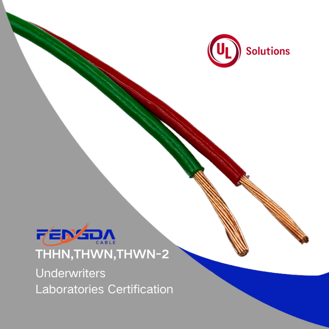 THHN/THWN-2 Solid/Stranded Single Copper 600V FT1 Flame Retardant UL83 CSA C22.2 NO.75 Construction Wiring Nylon Sheath