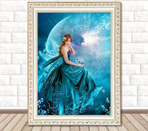 Kit Fai-da-Te per Pittura Diamante con Mosaico di Strass, Decorazione Casa, Regalo, Dea della <span class=keywords><strong>Luna</strong></span> - Product Image 1