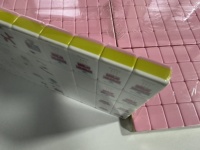 Jeu de tuiles de mahjong en acrylique cristallin OEM avec sac et tapis, fabrication sur mesure, taille et couleur personnalisées, jeu de mahjong vintage à trois couches de 160 tuiles