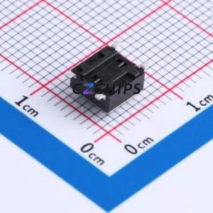 TS6643TP 250gf 013 Tactile Switch SMD-4P,6x6mm Switch Single Pole Single Throw Round Button 2.5N Vertical Mount - Product Image 2