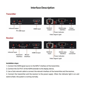 Extensor HD 4K de hasta 100 m con KVM USB-A y Control IR Bidireccional a través de Ethernet CAT6 - Product Image 5