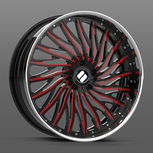 SY-09102 Juego de 2 Ruedas Forjadas de Aleación de Aluminio de 18 19 20 21 22 24 26 Pulgadas, 5x112/114.3/120, para Montaje Universal, Rines Flow - Product Image 3