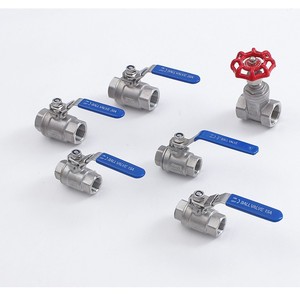 316 Stainless Steel Ball Valve 1 In Threaded High Temperature Steam With Blue Handle For Industrial Use - Product Image 4