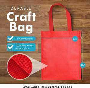 Sacs cadeaux réutilisables épais et simples avec poignées, utilisables comme sacs de fête ou sacs fourre-tout pour Halloween - Product Image 2