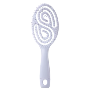Peigne à cheveux en plastique à manche rond creux personnalisé avec logo, pour le coiffage, le démêlage, la mode, l'usage domestique - Product Image 5
