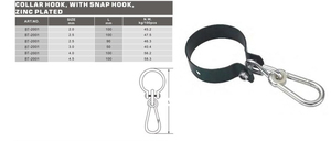 Runder Schwenk haken im Freien Kleiderbügel Spielgeräte Karabiner D Klemme für Holz schaukel haken - Product Image 6