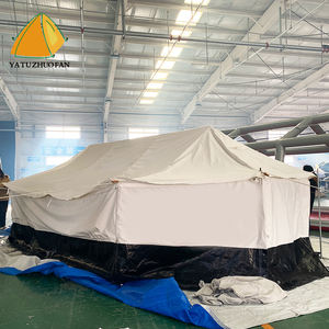 Tente de secours en cas de catastrophe de couleur blanche standard OEM 4x6m 5x5m 5x10m, tente pour personnes déplacées, pour les réfugiés, nouvel arrivage - Product Image 1