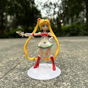 ชุดฟิกเกอร์อนิเมะเซเลอร์มูน อีเทอร์นอล พรีเมียม วัสดุ PVC พร้อมตัวละครอุซากิ ซึคิโนะ และ ชิบิอุสะ ซึคิโนะ ของเล่นสไตล์ Q น่ารัก เหมาะสำหรับตั้งโชว์และเป็นของขวัญ - Product Image 5