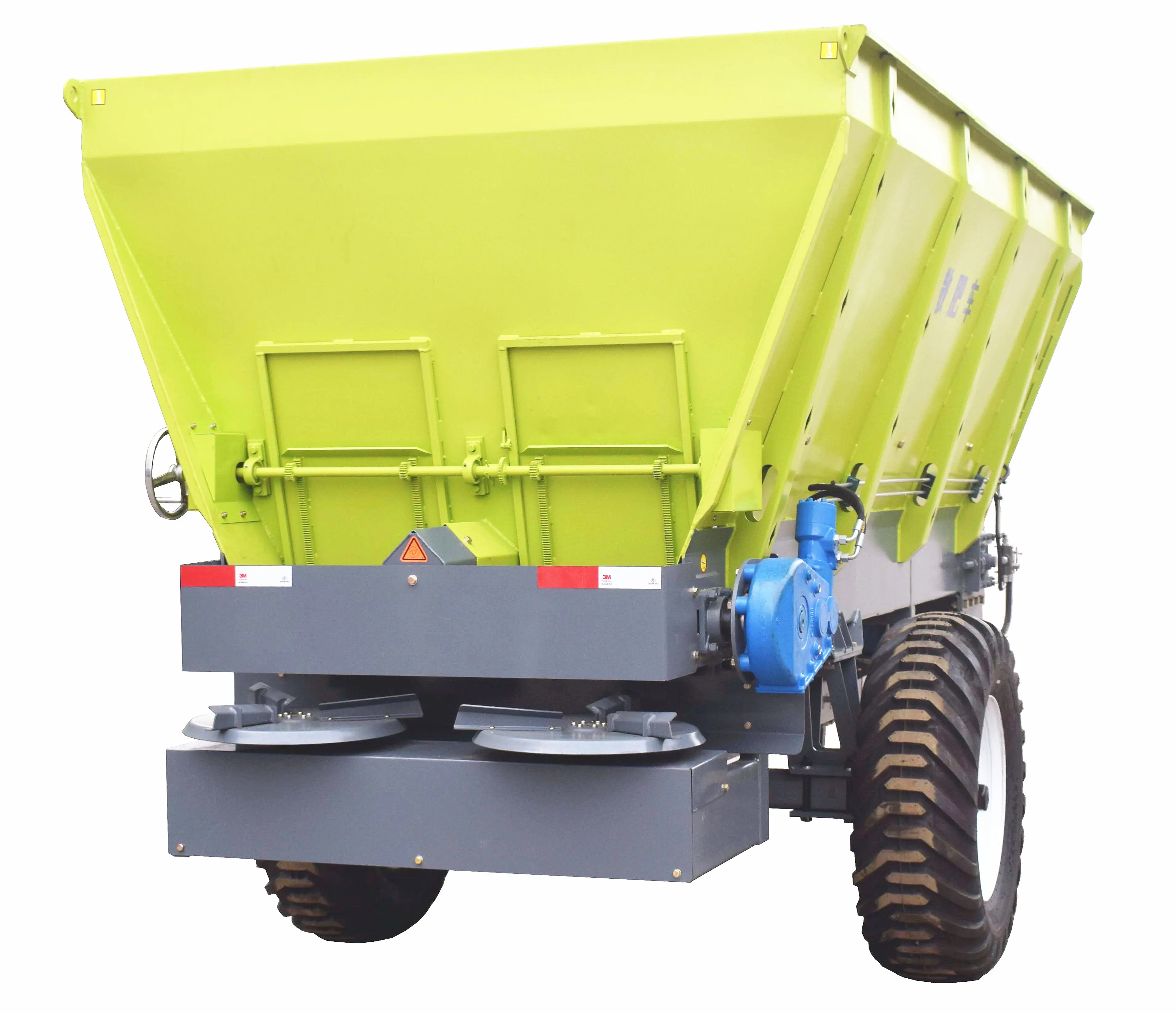 Double Disc Manure Spreader Used in Farmland Fertilizer Spreader for Sale