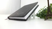 Carnet de notes rechargeable en cuir/PU/tissu de qualité supérieure, format B5/A4/A5/A6, avec reliure à 6 anneaux, planificateur d'affaires, porte-cartes