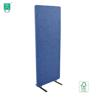 Panneaux de séparation acoustique pliables en polyester TianGe Modern Workspace, cloisons mobiles pour l'intimité, séparateurs de pièce verticaux rétractables