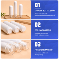 Flacon pulvérisateur à brume fine en PET à paroi épaisse inversée de 80/100/120 ml, flacon capsule blanc, utilisé pour le maquillage et l'hydratation