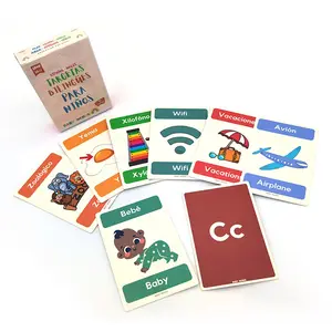 FSC原材料高品质教育双语儿童闪存卡游戏
