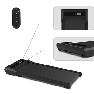 6km/s Hızında Sabit Eğimli Manuel Eğim Ayarlı 100KG Taşıma Kapasiteli 2'si 1 Arada Masa Altı Taşınabilir LED Ekranlı Elektrikli Yürüme Bandı Koşu Bandı - Product Image 3