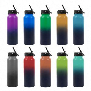 304 Stainless Steel Straight Insulated Stainless Steel Bottles Sealed Leak-Proof for Daily Travel - Product Image 1