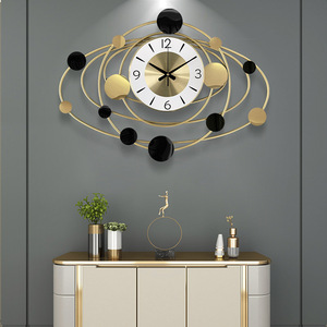 Horloge murale minimaliste créative décorative moderne de luxe matin <span class=keywords><strong>soleil</strong></span> pour salon bureau boutique - Product Image 5