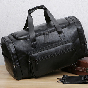 Bolsa de Lona Unisex de PU con Cierre de Cremallera, Bolso de Viaje Cruzado de Gran Tamaño para Viajes de Negocios y Almacenamiento en Dormitorios Estudiantiles - Product Image 4
