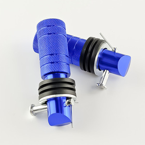 Pedales de Motocicleta Qiangye, de Aleación de Aluminio CNC, Moleteados, Multicolores, para Motos Deportivas - Product Image 3