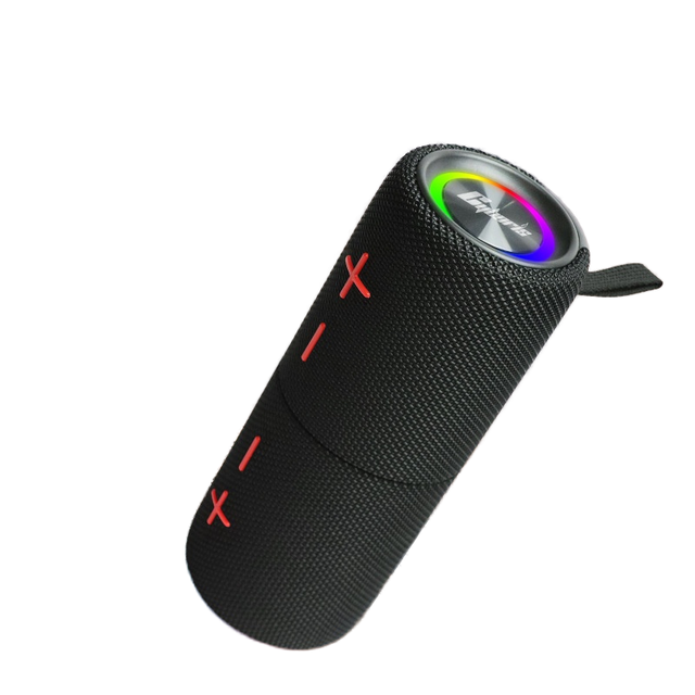 TWS Plus Fabric for 5.3 Speaker with RGB LED Lighting Long Battery Life Heavy Subwoofer for Outdoor Use