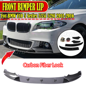 Difusor de Parachoques Delantero Estilo Fibra de Carbono, Kit de Carrocería, Alerones, Molduras para BMW F10 Serie 5 535i 528i M Sport 2011-2016 - Product Image 1