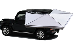 Tenda a sospensione a 270 gradi senza gambe, impermeabile, in tessuto Oxford 600D, tenda a sezione pop-up autoportante per veicoli, SUV, furgoni, auto, <span class=keywords><strong>camper</strong></span> - Product Image 2