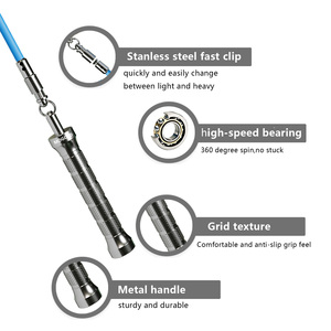 Chất lượng cao có thể điều chỉnh trọng mang <span class=keywords><strong>jump</strong></span> <span class=keywords><strong>rope</strong></span> với hợp kim xử lý PVC <span class=keywords><strong>Rope</strong></span> nhiệm vụ nặng nề unisex Tập Thể Dục Đào Tạo Bỏ qua dây - Product Image 2