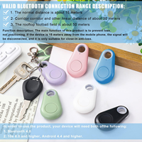 Traceur GPS intelligent pour animaux de compagnie, mini, anti-perte, étanche, localisateur Bluetooth pour animaux, chiens, chats, enfants, voiture, portefeuille, clés, accessoires de collier