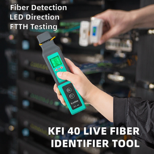 Komshine KFI-40 RJ45 Fiber Optical Identifier LED Display Direction Break FTTX Testing Tool 5-Year Warranty Plastic - Product Image 5