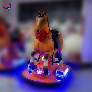 Juegos de diversión favoritos para niños, paseo en caballo eléctrico mecánico para caminar, simulador de coche, carreras de caballos - Product Image 4
