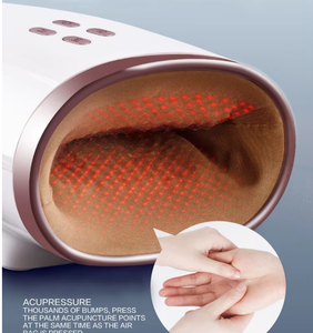 Masaje de compresión de terapia de calor de mano de 3 intensidades, masajeador de fatiga relajante para dedos de Palma - Product Image 3