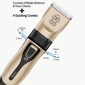 Máquina <span class=keywords><strong>Profesional</strong></span> <span class=keywords><strong>de</strong></span> Peluquería Canina Eléctrica Recargable por USB <span class=keywords><strong>de</strong></span> Bajo Ruido con Cuchilla <span class=keywords><strong>de</strong></span> Cerámica, Cortadora <span class=keywords><strong>de</strong></span> <span class=keywords><strong>Pelo</strong></span> Inalámbrica <span class=keywords><strong>para</strong></span> Mascotas - Product Image 3
