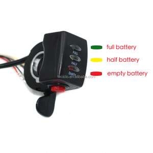 Accélérateur de vitesse pour vélo électrique 24V/36V/48V, accélérateur à <span class=keywords><strong>pouce</strong></span> Wuxing avec indicateur de puissance, accessoires pour vélo électrique - Product Image 3