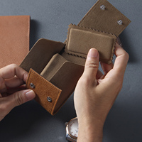 Étui de montre rectangulaire léger multifonction en cuir PU de luxe avec bouton-pression pour le rangement de montres en voyage, modèle HX-2110
