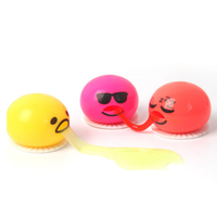 Jouets anti-stress créatifs en forme d'œuf vomite de haute qualité en gros, jouets à presser en forme d'œuf vomite, cadeaux pour enfants, jouets fantaisie