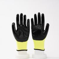 Gants de protection du travail en polyester 15 jauges, palme renforcée en nitrile, lavables