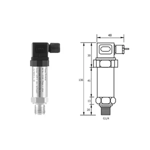 OEM 4-20ma Sensor Tekanan/Transduser Tekanan/Pemancar Tekanan Pengukur Absolut Transmiter Tekanan Pintar
