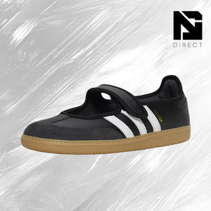 Adidas Wmns Samba Jane 'black White Gum' Chaussures tendance pour filles, baskets décontractées de créateur pour femmes - Product Image 2