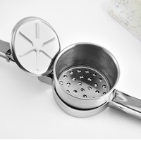 Aardappelrijder Roestvrijstalen Aardappelstamper Food Ricer Fruit En Groenten Pers Met 3 Verwijderbare En Verwisselbare Schijven