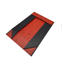 Boîte cadeau en papier avec doublure en fourrure gaufrée de luxe, logo personnalisé, pour vêtements et chaussettes