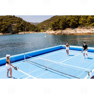 Terrain <span class=keywords><strong>de</strong></span> pickleball gonflable flottant en PVC, design populaire 2026, pour sports nautiques et jeux en <span class=keywords><strong>mer</strong></span> - Product Image 3