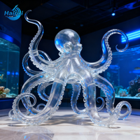 Sculpture en résine de requin baleine géant, statue réaliste d'animal marin pour centre de table d'entrée d'aquarium