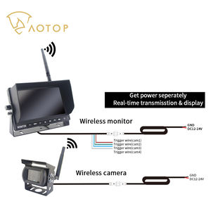 Système de caméra de recul numérique HD sans fil 1080P avec écran 7 pouces et appairage automatique - Product Image 4